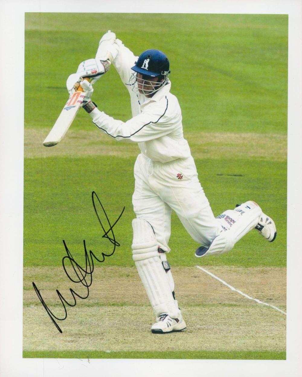 Lot 258: Former England Cricket Star Nick Knight Signed 10x8...