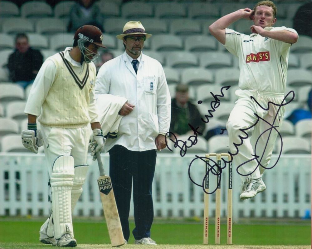 Lot 259: Scottish Cricketer Dougie Brown Signed 10x8 inch Colour...