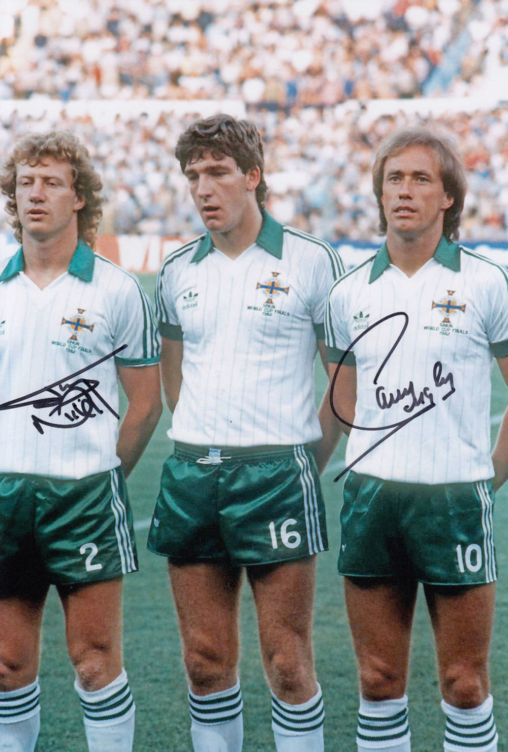 Lot 289: Autographed Northern Ireland 12 X 8 Photo colour,...