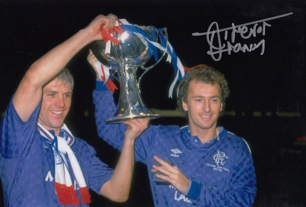 Lot 292: Autographed Trevor Francis 12 X 8 Photo colour,...