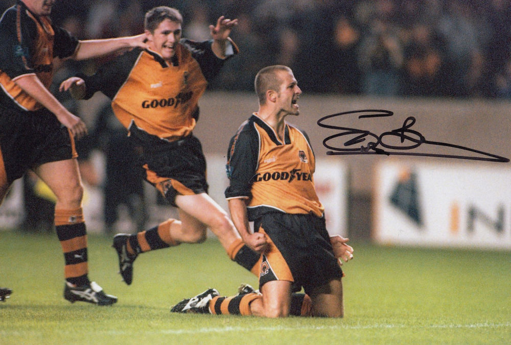 Lot 298: Autographed Steve Bull 12 X 8 Photo colour,...