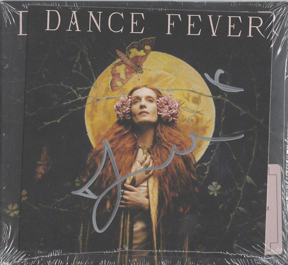 Lot 323: Music, Florence and the Machine signed Art card...