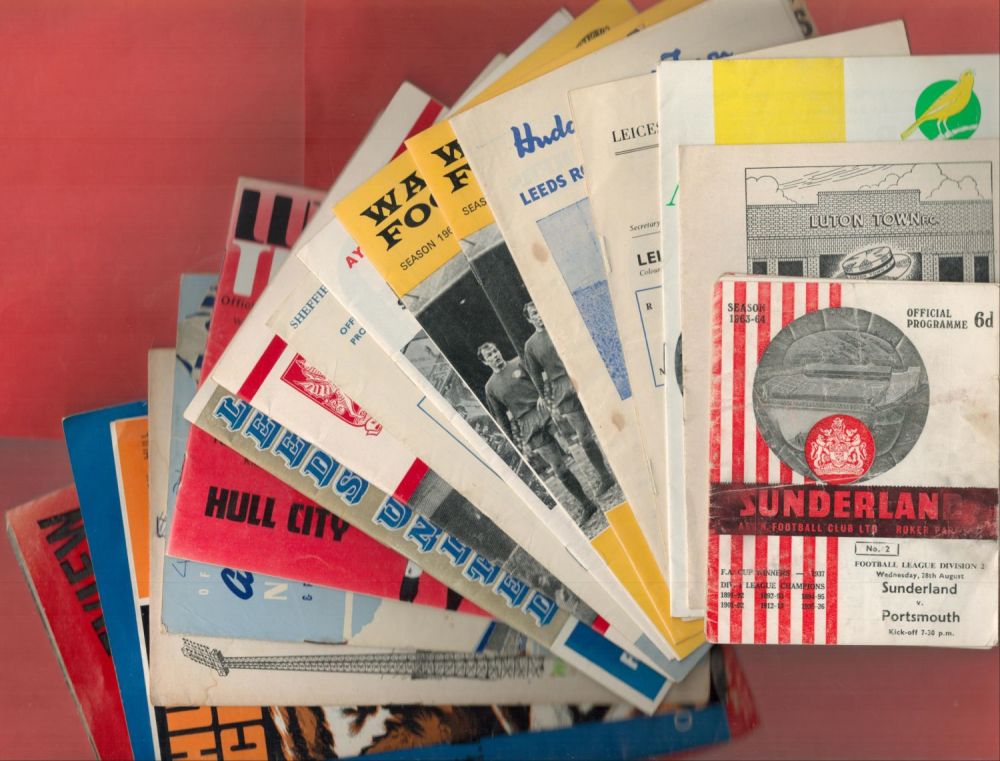 Lot 342: Football Collection of 14 Vintage Assorted Matchday Programmes....