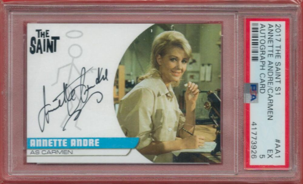 Lot 352: Annette Andre (Carmen in The Saint) Signed Official...