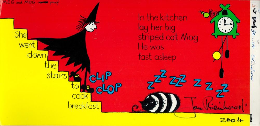 Lot 400: Jan Pienkowski, illustrator of Meg and Mog books...