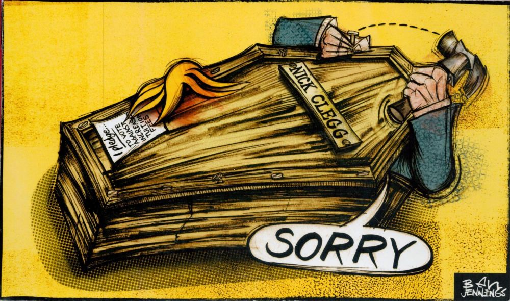 Lot 401: The Guardian award-winning cartoonist/illustrator Ben Jennings Signed on...