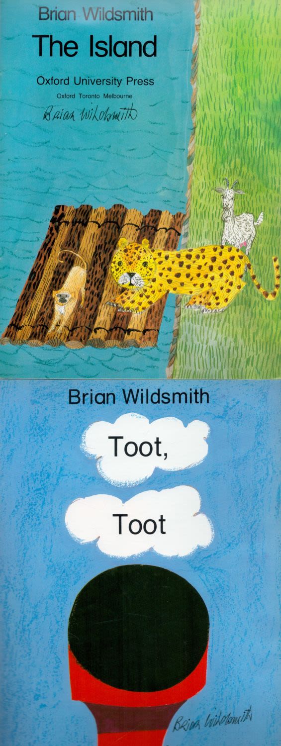 Lot 410: Brian Wildsmith Signed Collection of 2 Paperback Books...