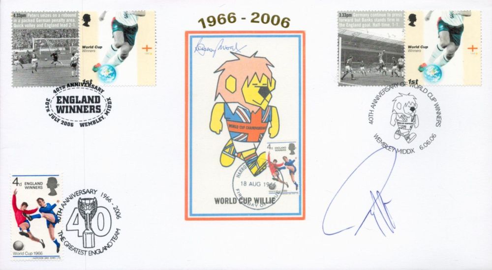 Lot 441: Gus Poyet Signed World Cup Anniversary First Day...