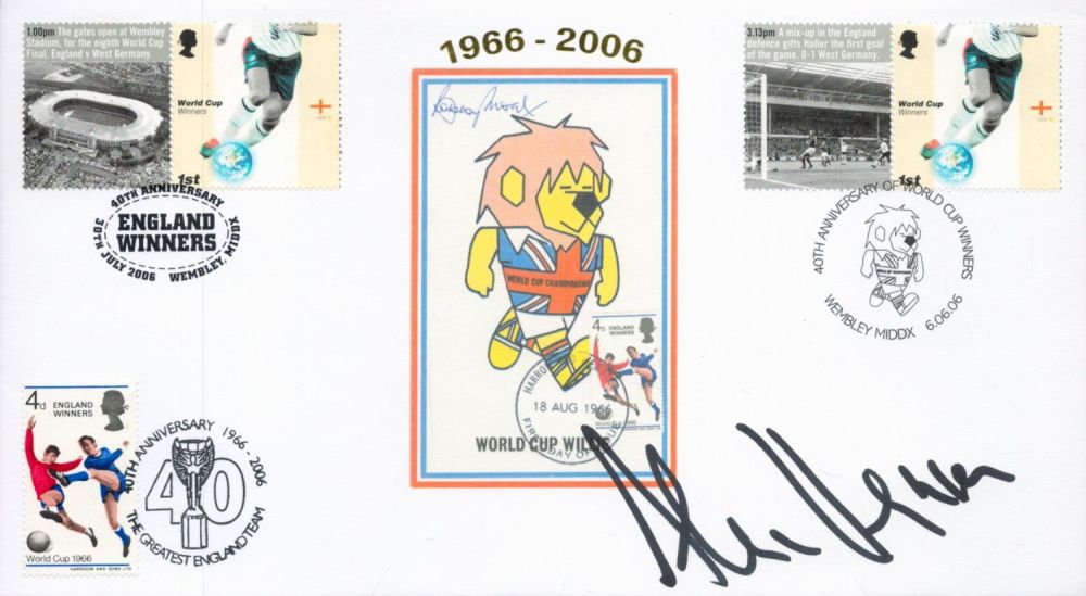 Lot 442: Alan Hansen Signed World Cup Anniversary First Day...