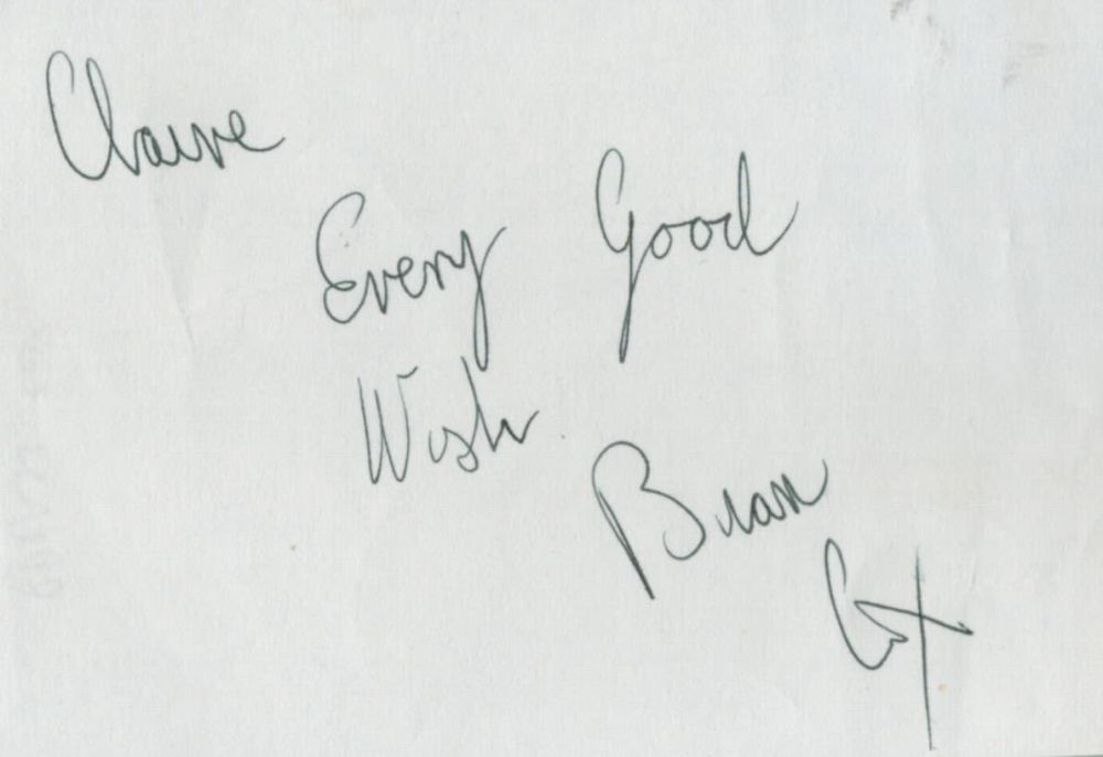 Lot 454: Brian Cox signed dedicated album page. Cox CBE...