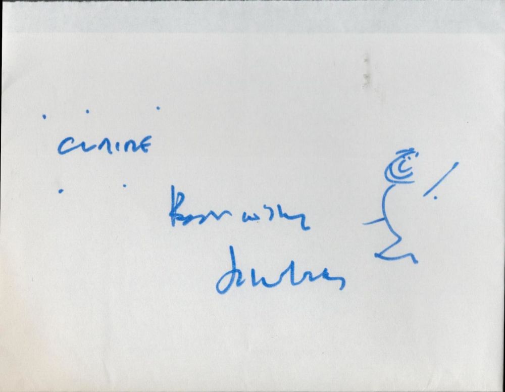 Lot 534: John Wells signed white album page. Wells (17...