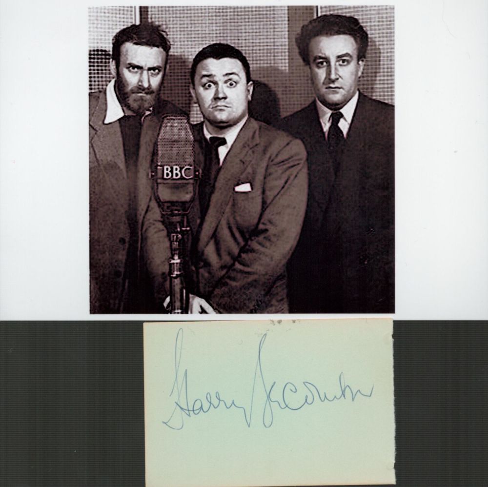 Lot 543: Harry Sercombe signed album page cutout and unsigned...