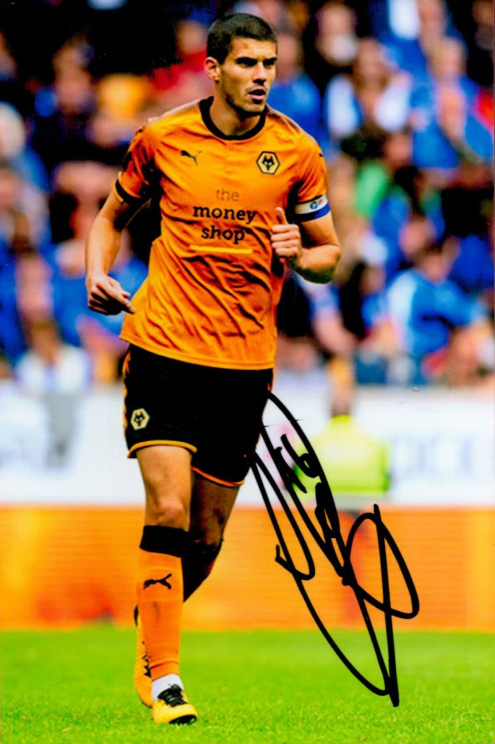 Lot 646: Conor Coady signed 6x4 colour photo. Coady is...