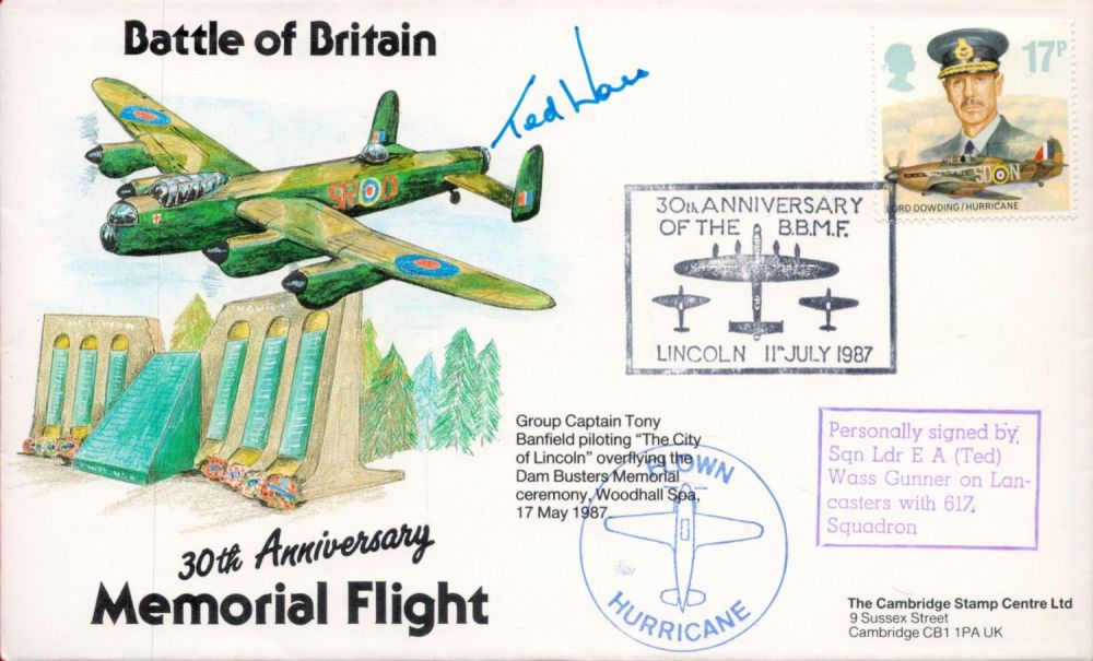 Lot 674: Sqn Ldr Ted Wass Signed Battle of Britain...