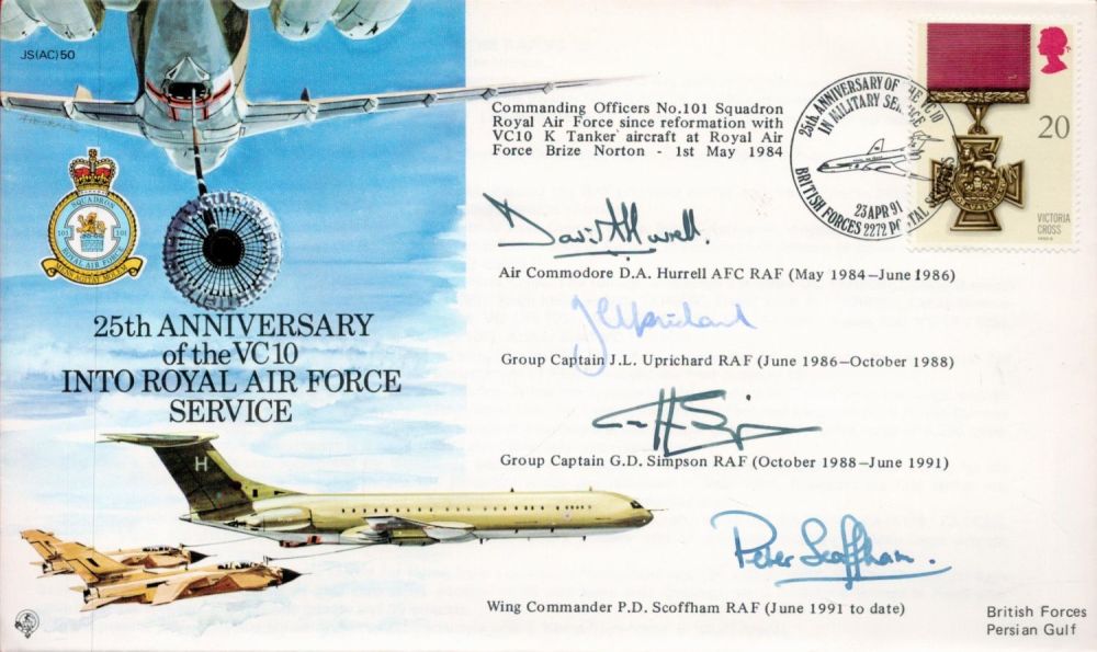 Lot 683: Air Cdre David Hurrell, Grp Cptn JL Uprichard,...