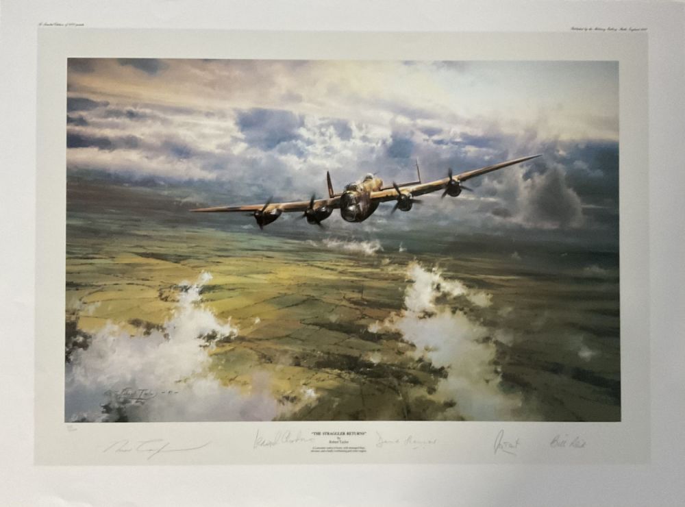 Lot 700: WW2 Colour Print The Straggler Returns by Robert...