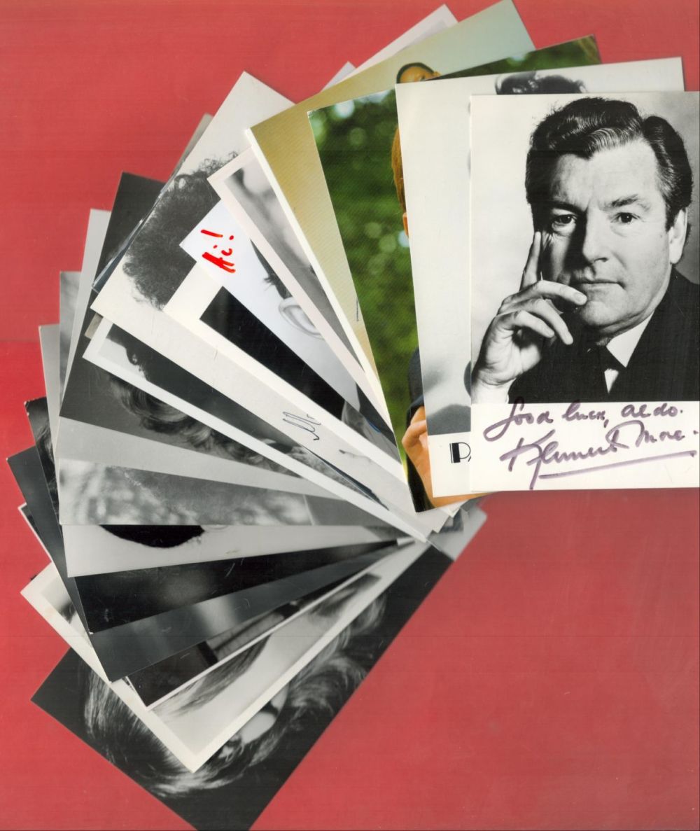 Lot 717: TV and Film stars Collection of 20 vintage...