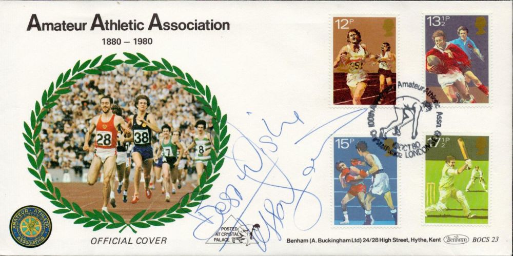Lot 730: Tessa Sanderson signed Amateur Athletic Association FDC London...