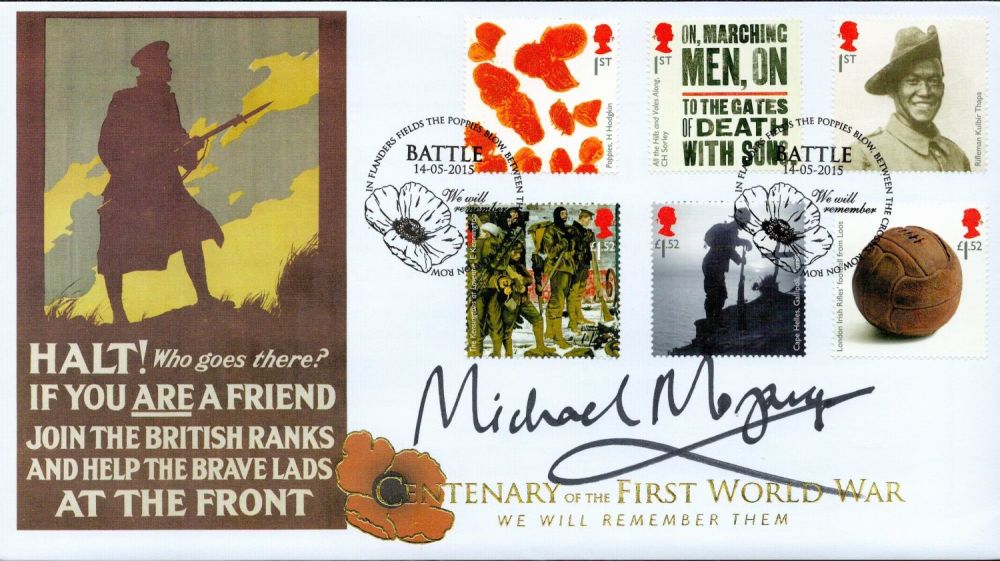 Lot 736: Michael Morpurgo signed Centenary of the First World...