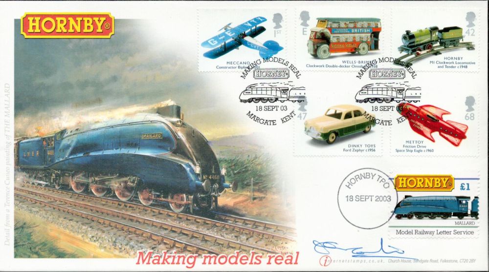 Lot 740: Frank Martin signed Hornby Making models real FDC...