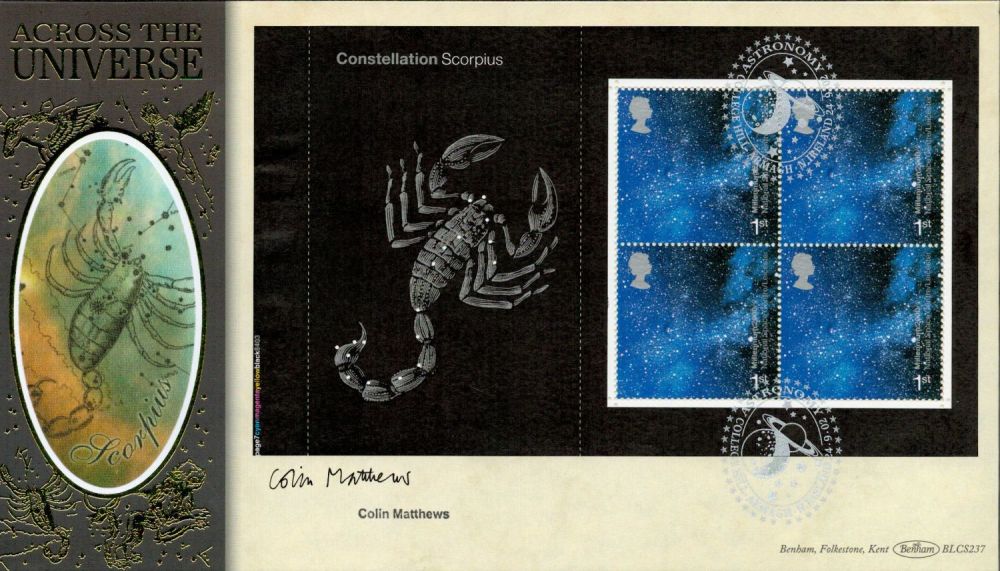 Lot 749: Colin Matthews signed Across The Universe FDC Armagh24th...