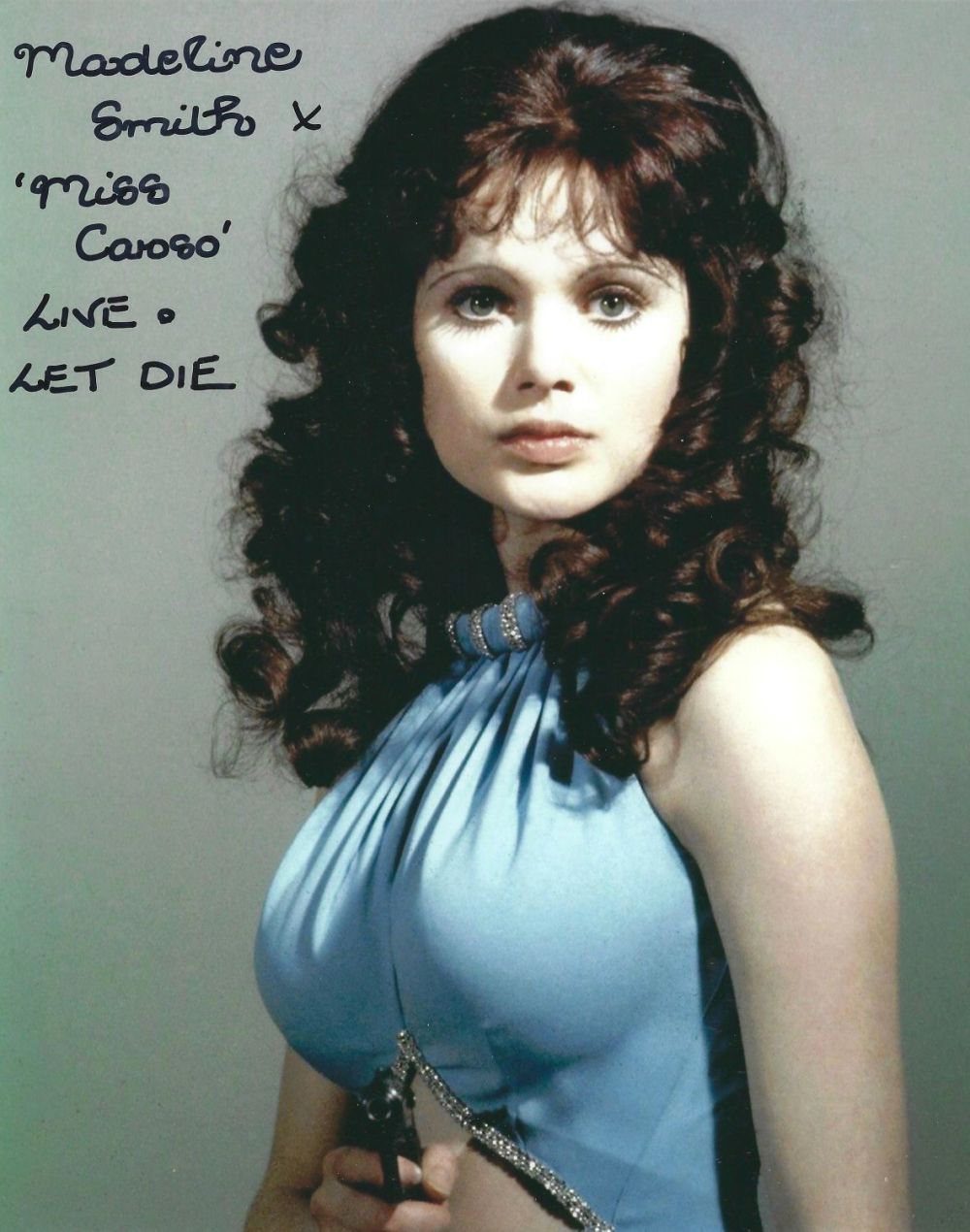 Lot 70: Madeline Smith signed 10x8 colour photograph pictured during...