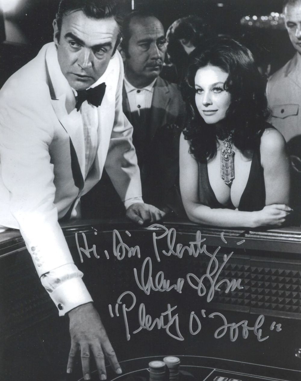 Lot 72: Lana Wood signed 10x8 black and white photograph...