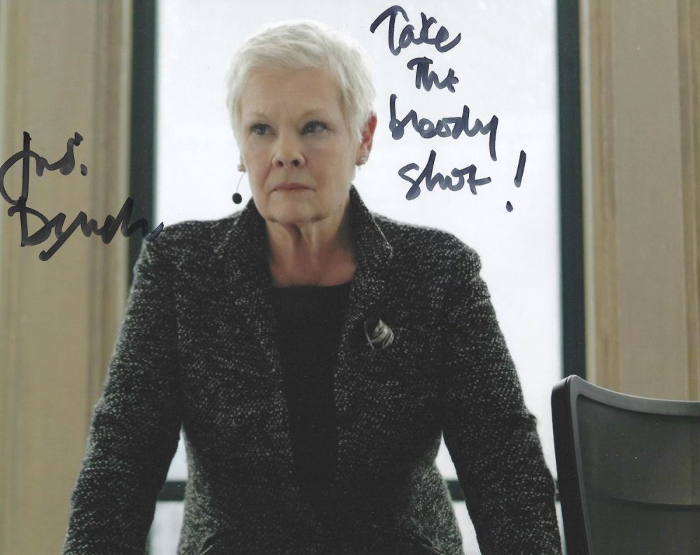 Lot 74: Judi Dench signed 10x8 colour photograph with inscription-...