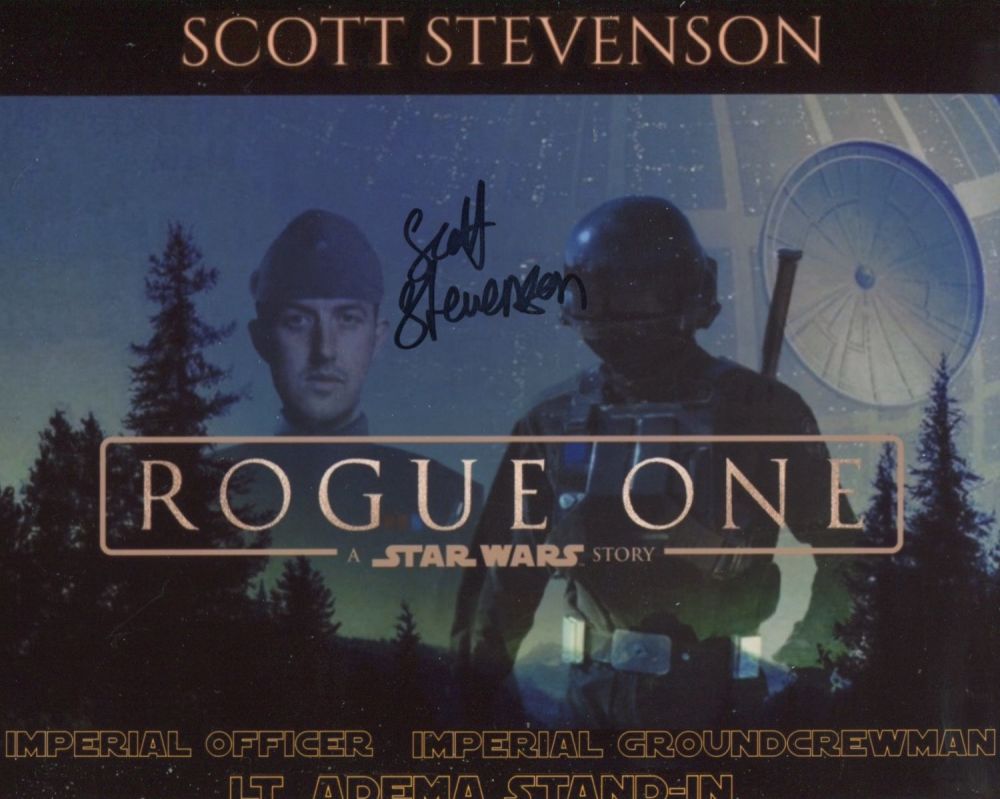 Lot 103: Star Wars Rogue One 8x10 photo signed by...