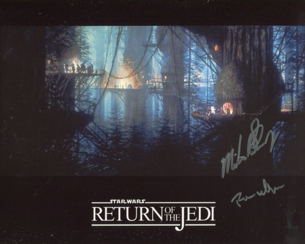 Lot 106: Star Wars Return of the Jedi 8x10 scene...