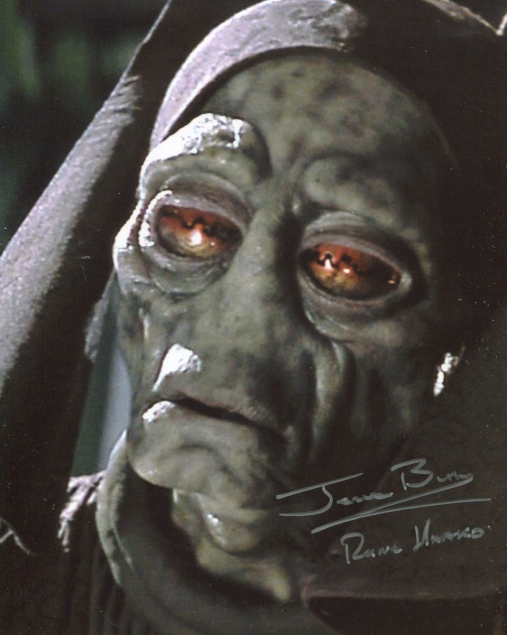 Lot 114: Star Wars 8x10 photo signed by Jerome Blake...