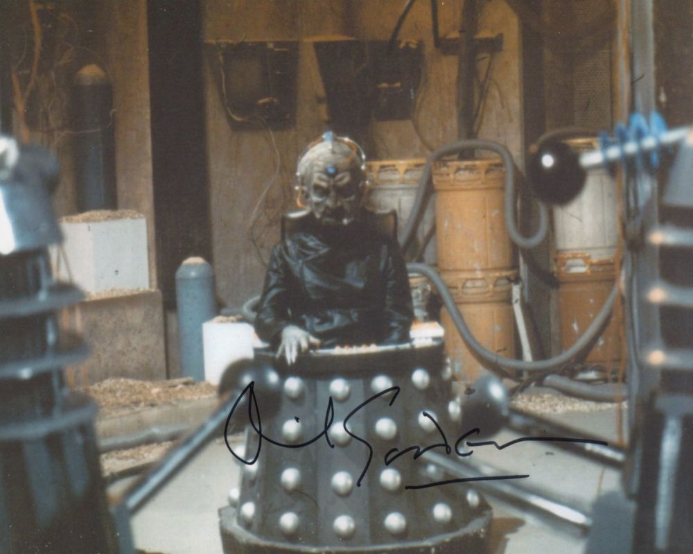 Lot 117: Doctor Who 8x10 photo signed by David Gooderson...