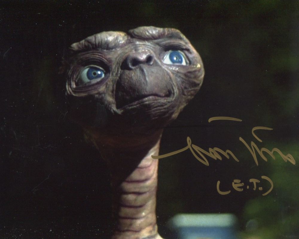 Lot 129: E.T the Extra Terrestrial 8x10 photo signed by...