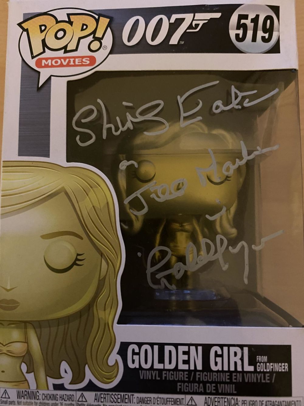 Lot 131: 007 James Bond highly collected pop vinyl figure...