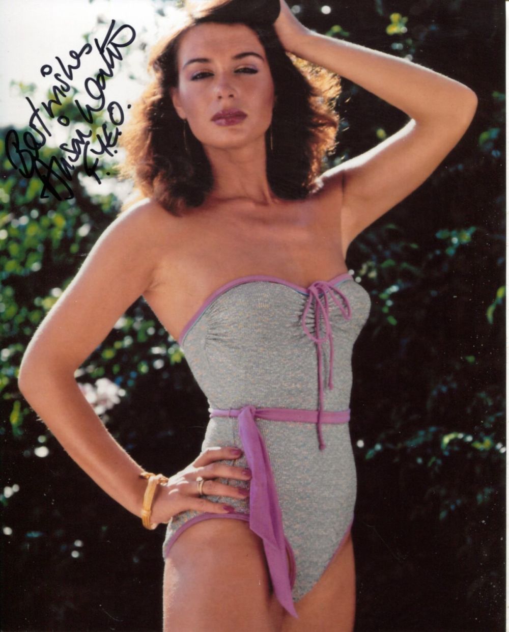 Lot 139: 007 James Bond movie Octopussy 8x10 photo signed...