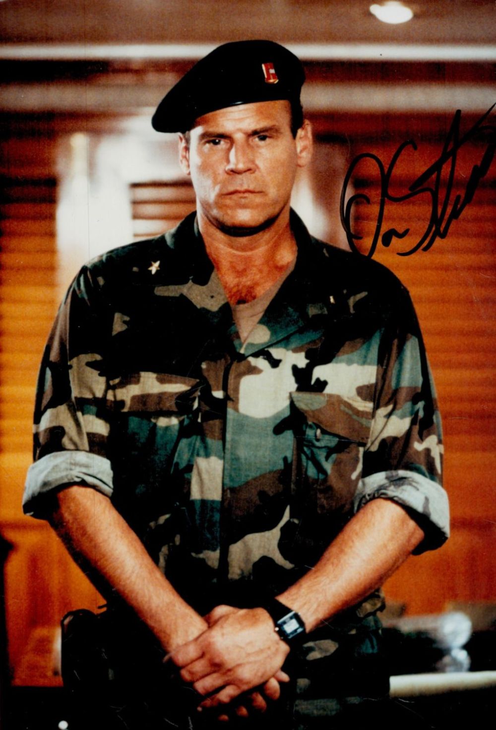 Lot 201: Don Stroud signed 9 x 6 inch colour...