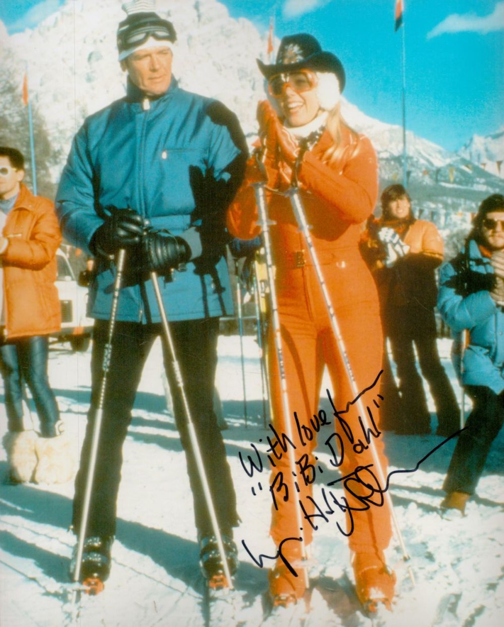 Lot 209: Lynn Holly Johnson signed 10 x 8 inch...