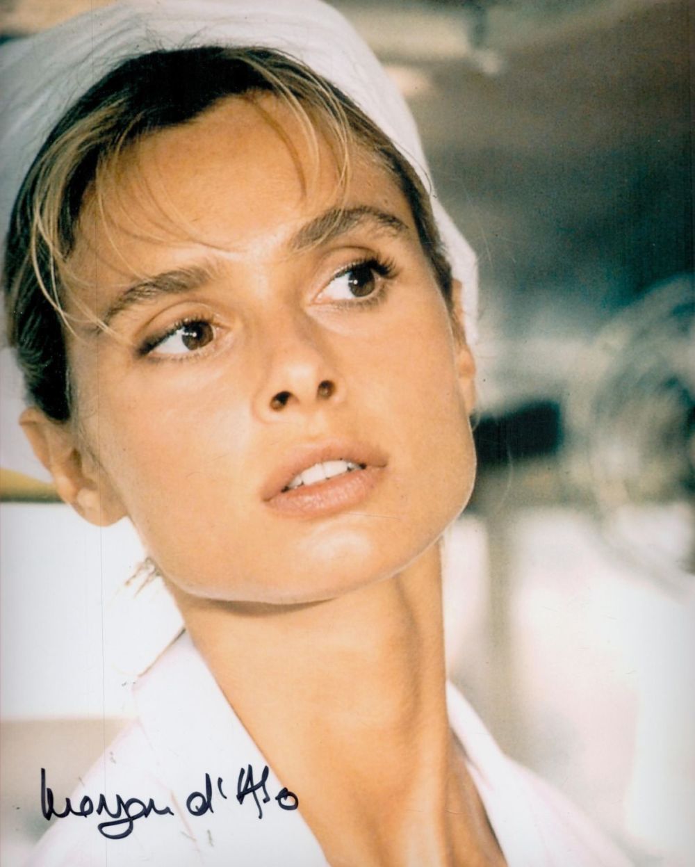 Lot 216: Maryam D'Abo signed 10 x 8 inch colour...