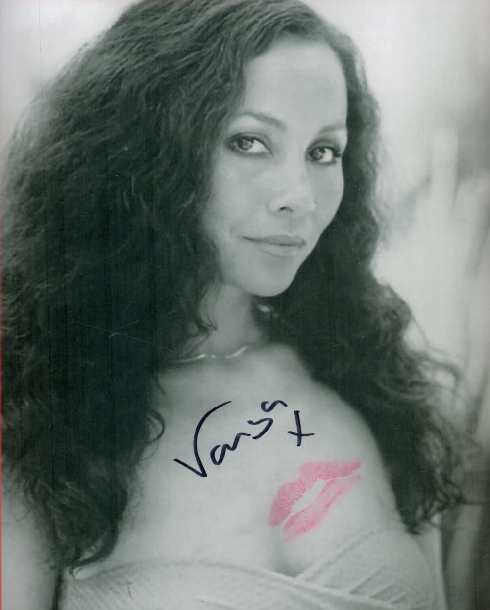 Lot 220: James Bond actress and Model Vanya signed 10...