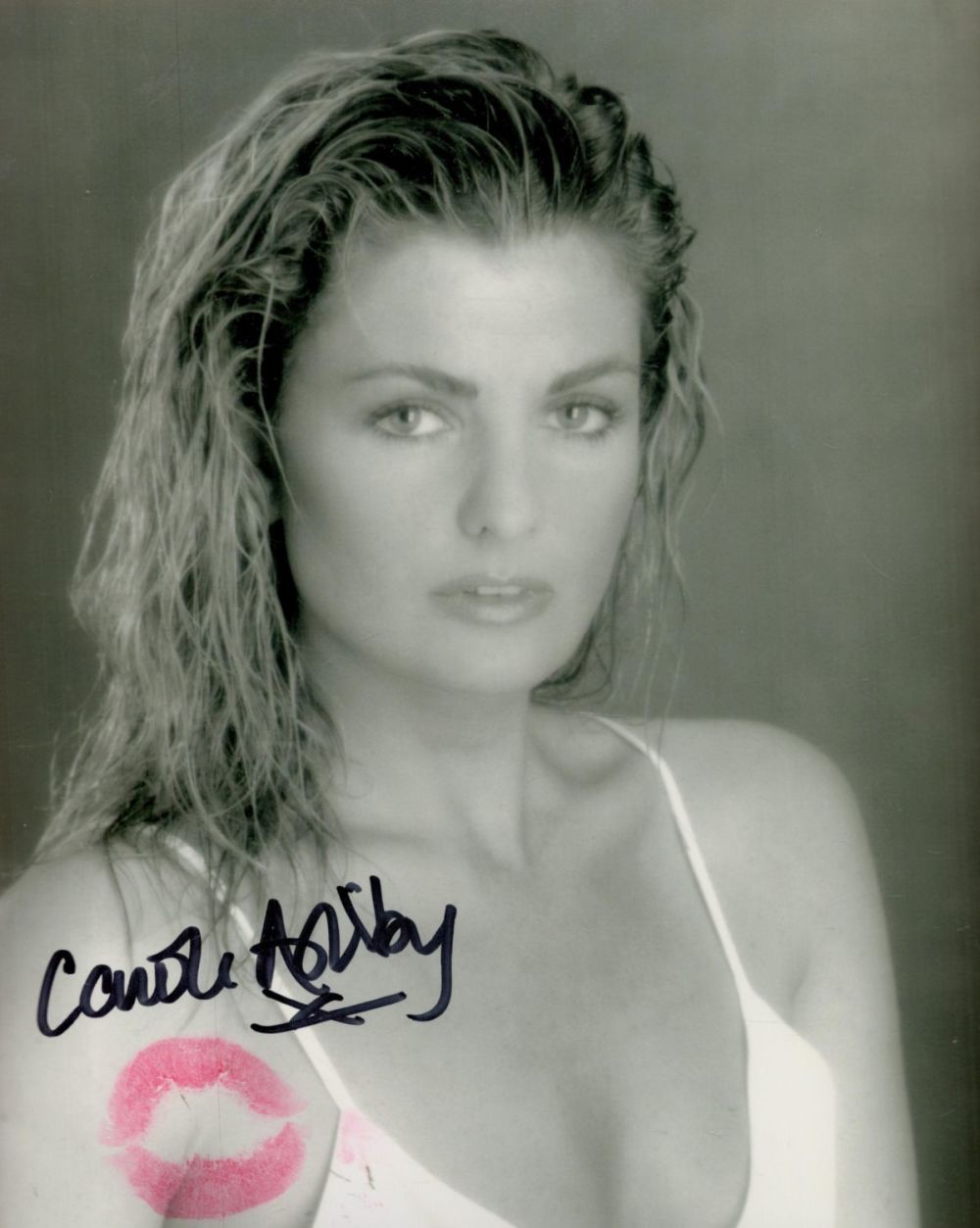 Lot 235: Carole Ashby signed 10 x 8 inch b/w...