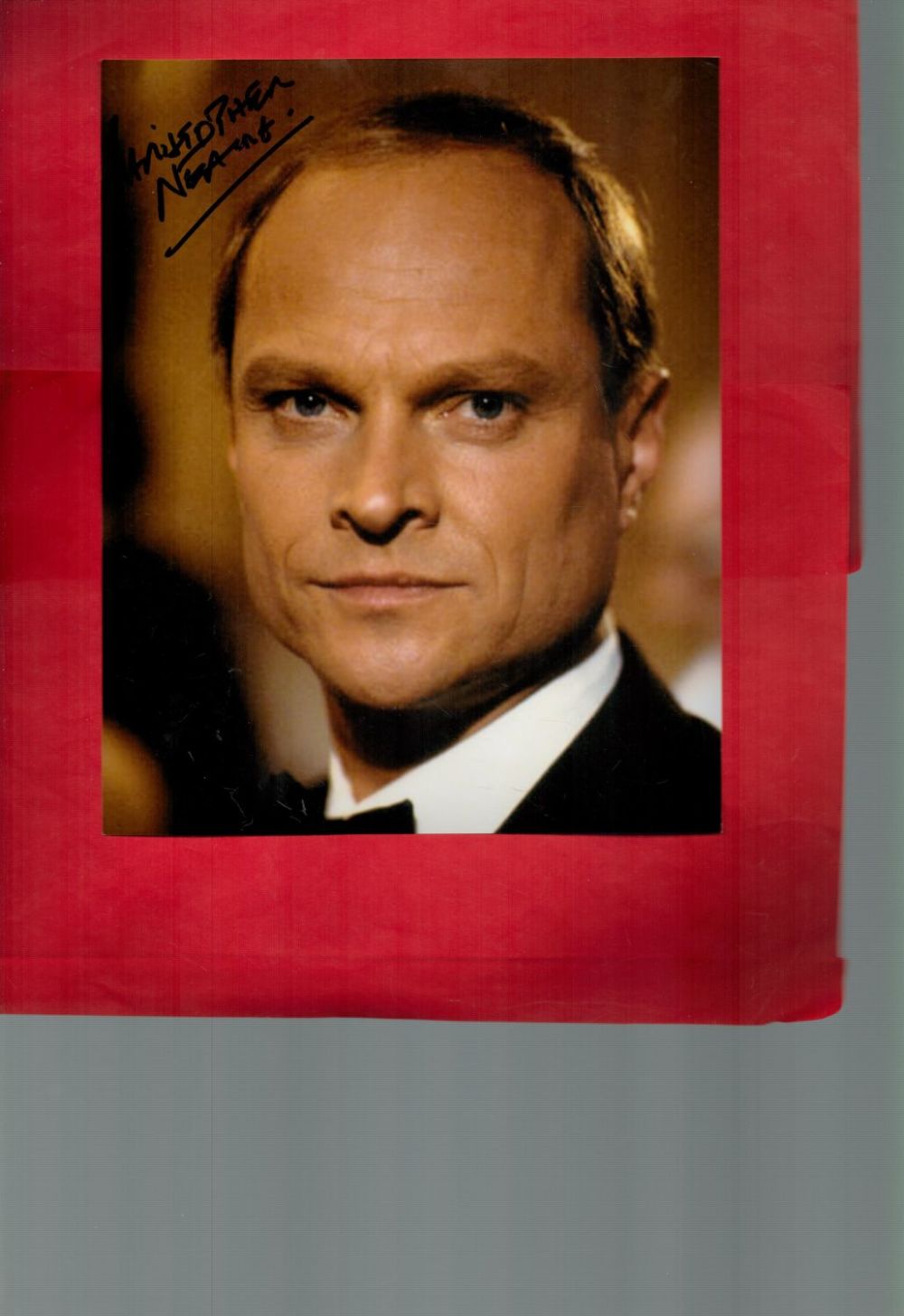 Lot 247: Christopher Neame James Bond actor signed 10 x...