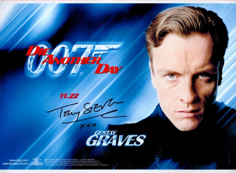 Lot 256: Toby Stevens as Gustave Graves signed 12 x...