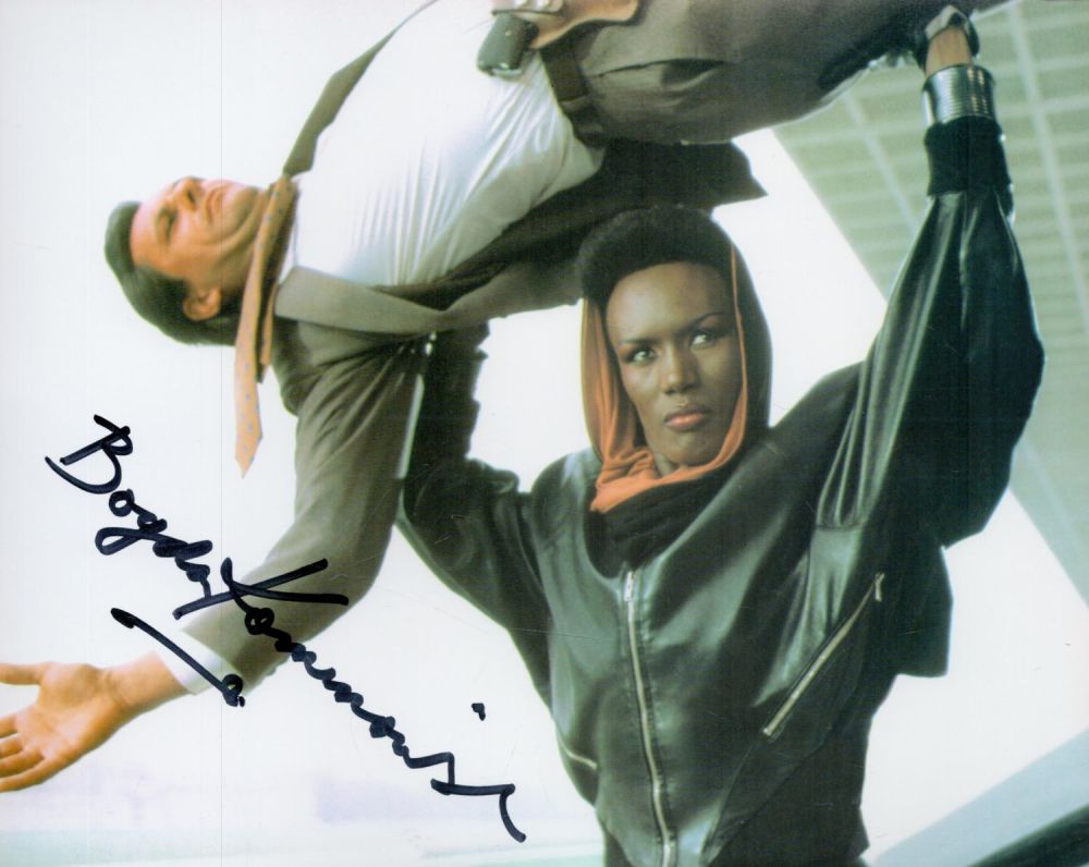 Lot 261: Bogdan Kominowski signed 10x8 View to a Kill...