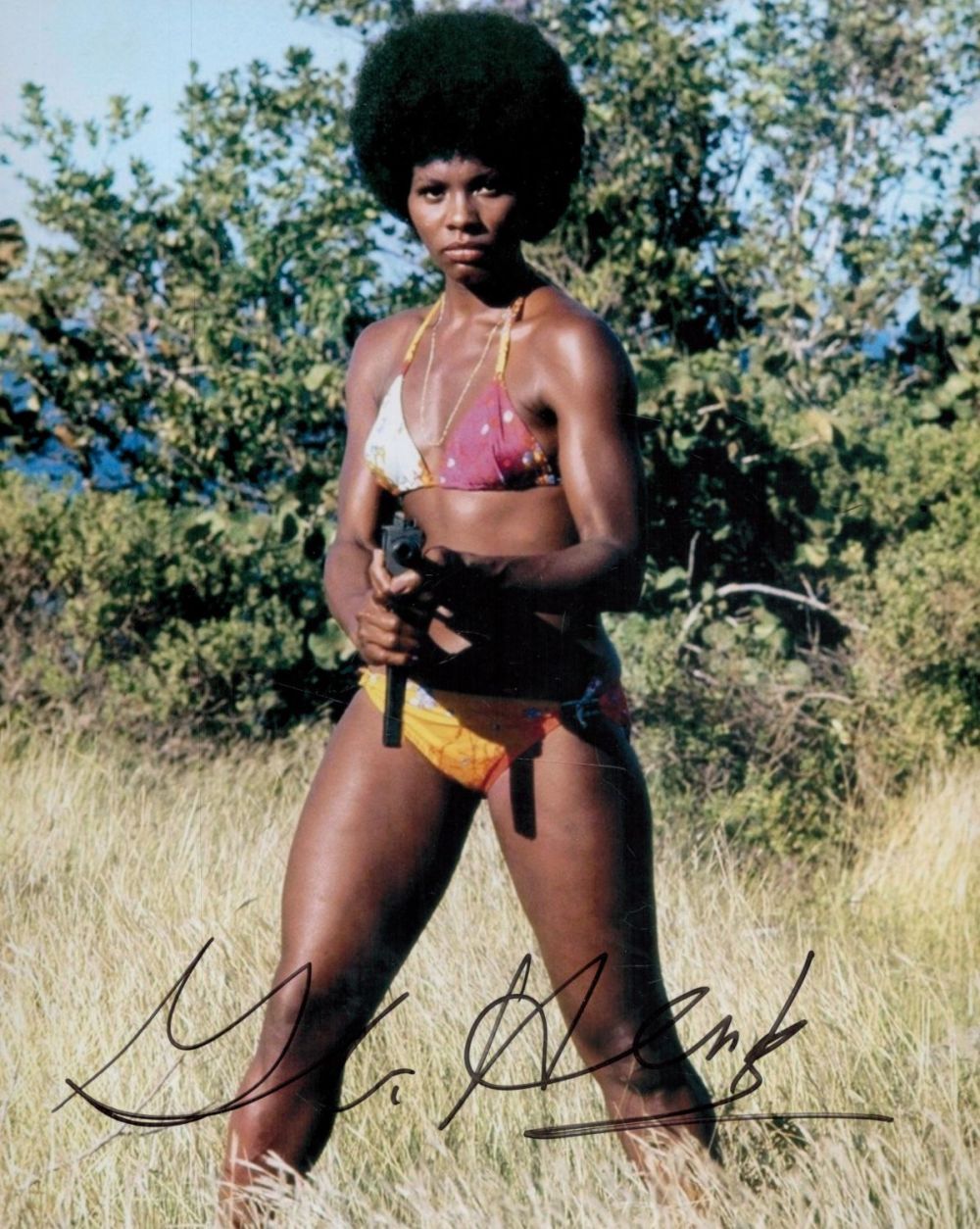 Lot 271: Gloria Hendry signed Live and Let Die 10x8...