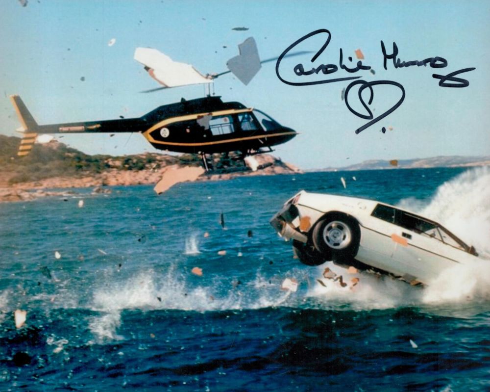 Lot 276: Caroline Munro signed James Bond Spy Who Loved...