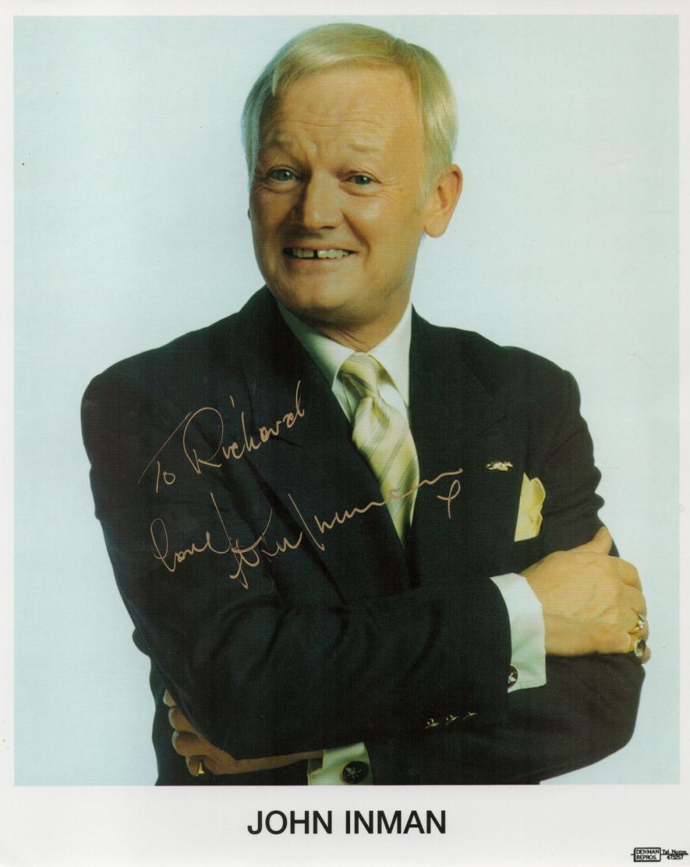 Lot 325: John Inman signed 10x8 colour photo. Good condition....