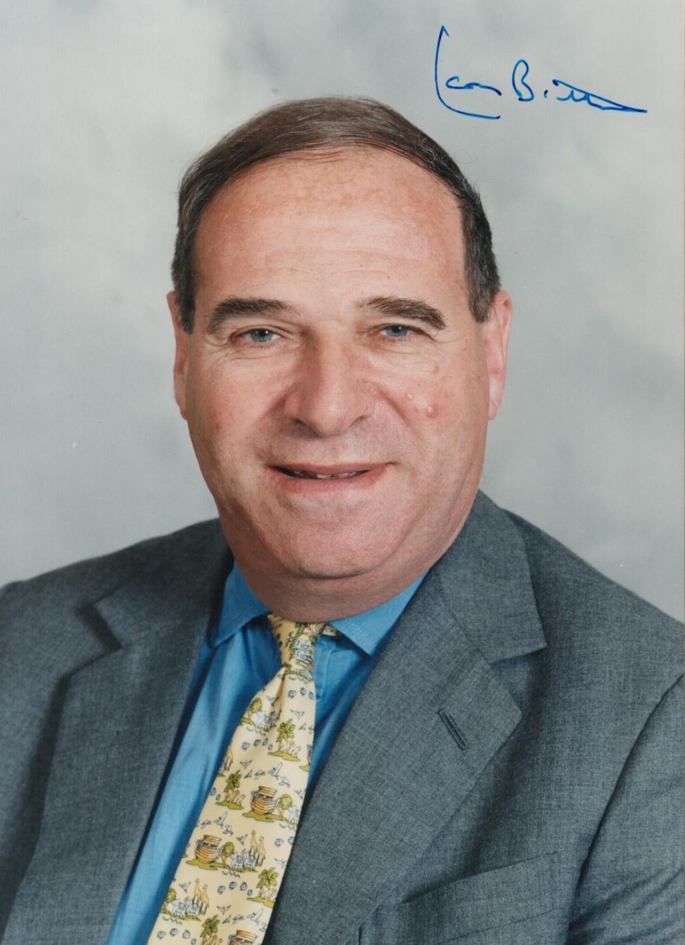 Lot 336: Leon Brittan signed 7x5 colour photo. Good condition....