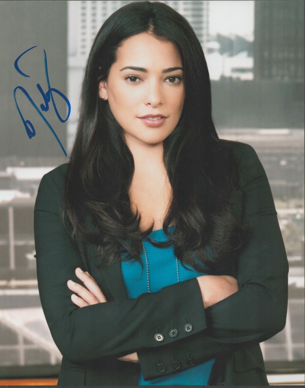 Lot 398: Natalie Martinez signed 10x8 colour photo. Good condition....