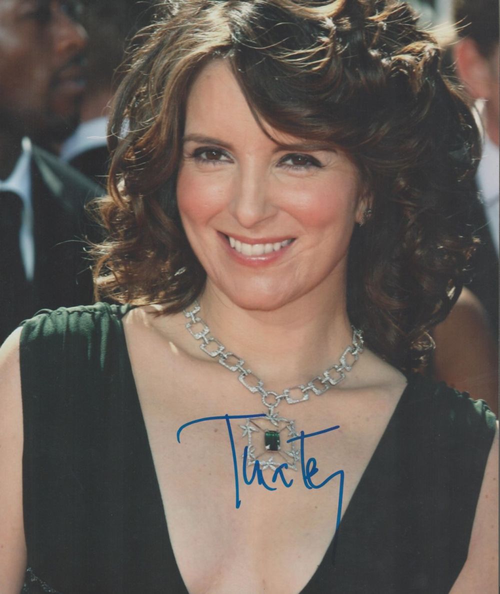 Lot 429: Tina Fey signed 10x8 colour photo. Good condition....