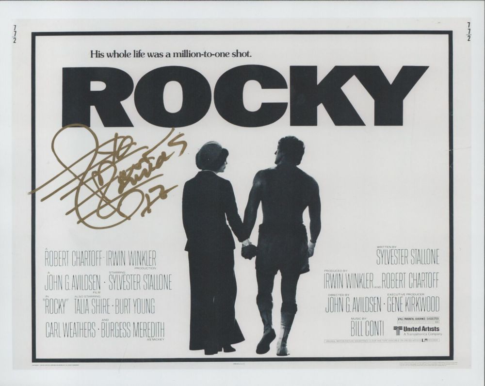 Lot 431: Carol Connors signed Rocky 10x8 colour promo photo....